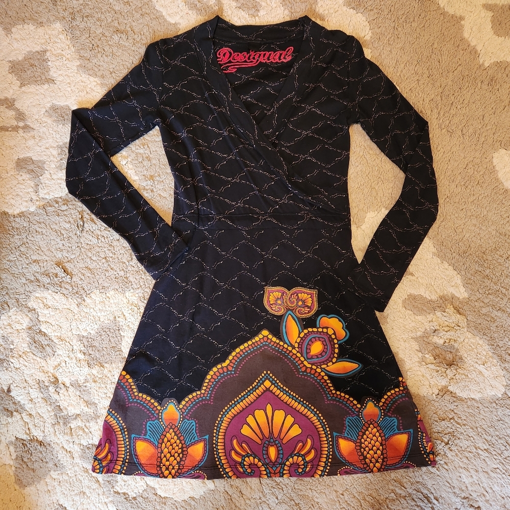 DESIGUAL Wrap dress size Small